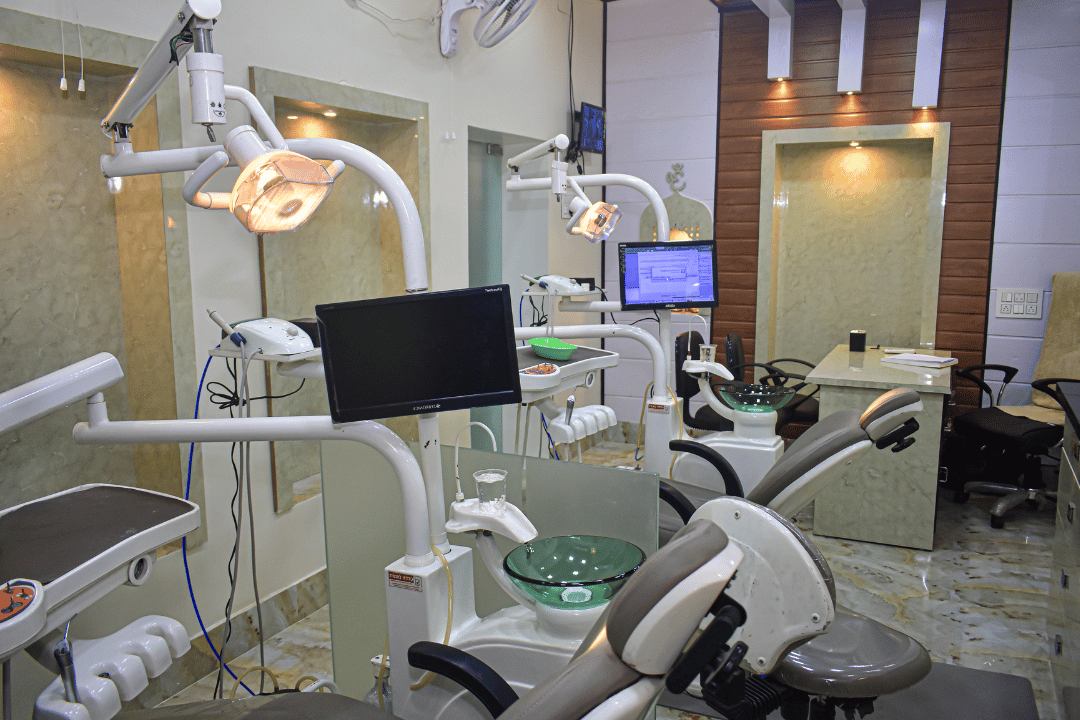 a pic ofdental equipement of dean dental clinic in south kolkata branch