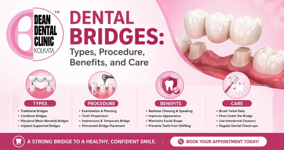 Dental Bridges: Types, Procedure, Benefits, and Care