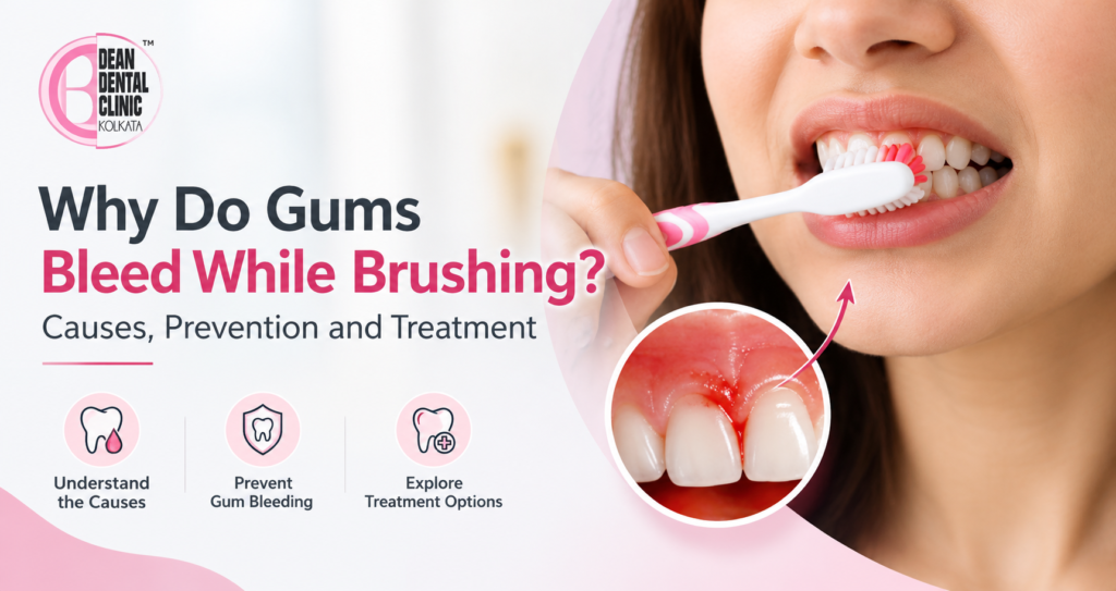Why Do Gums Bleed While Brushing | Dean Dental Clinic